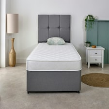 Cooltouch Diamond Hybrid Mattress - 18cm Deep, Plush Feel White | Small Double