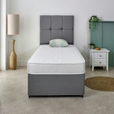 Cooltouch Diamond Hybrid Mattress - 18cm Deep, Plush Feel White | Small Double thumbnail 2