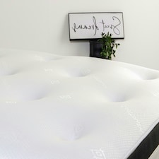3D Quilted Tuft Mattress - 20cm Deep, Soft Comfort, Airflow Border Black | Single thumbnail 5