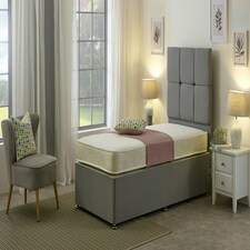 Double-Sided Open Coil Spring Mattress - 17cm Deep Easy-Clean Gold | Single thumbnail 2