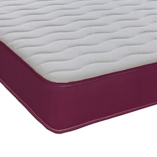 Hybrid Memory Foam & Pinna-Coil Mattress - Soft/Medium Comfort, Cooltouch + Purple | Small Double