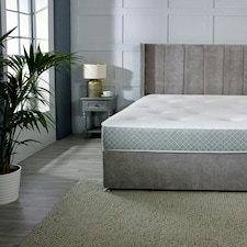 Nebraska Tufted Hybrid Mattress - Soft Feel Cool Touch Quilted Sleep Surface Grey | Single thumbnail 5