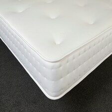 3-Tac Hand-Tufted Hybrid Mattress - 20cm Deep, Quilted Soft Sleep Surface White | Double