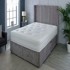 Sirocco Airflow Hybrid Mattress - 18cm Deep, Spring & Memory Fibre Support White | Single