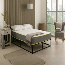 The Saffron Comfort All Foam Mattress – 8" Deep Memory & Reflex Foam Grey | King thumbnail 2