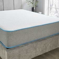 Premium Comfort Bubble Hybrid Mattress - 23cm Deep, Soft/Medium Firmness Grey | Single