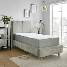 Premium Comfort Bubble Hybrid Mattress - 23cm Deep, Soft/Medium Firmness Grey | Single thumbnail 3