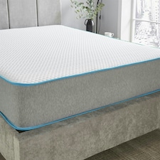 Premium Comfort Bubble Hybrid Mattress - 23cm Deep, Soft/Medium Firmness Grey | Single thumbnail 4