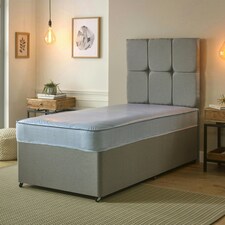 Waterproof Mattress - Durable & Easy-Clean PVC Coating Blue | Single thumbnail 2