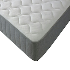 Castle Essential Sprung Mattress - 8-Inch Deep, Soft Feel Grey | Small Double