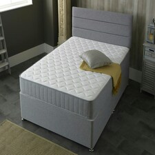 Castle Essential Sprung Mattress - 8-Inch Deep, Soft Feel Grey | Small Double thumbnail 2