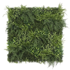 100cm Green Wall Fire Resistant Natural Fern Artificial
