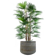 29cm x 43cm Large Maral Planter with Etching Composite Plant Pot thumbnail 2