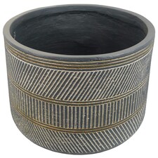 29cm x 43cm Large Maral Planter with Etching Composite Plant Pot thumbnail 3
