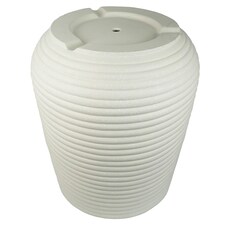 41cm x 30cm Mikos Large Ridged Composite Planter - Stone Colour thumbnail 5