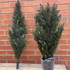 120cm Artificial Natural Look Cedar Tree thumbnail 4