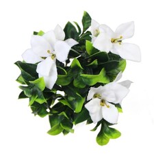30cm UV Resistant White Flower Bush Artificial thumbnail 2