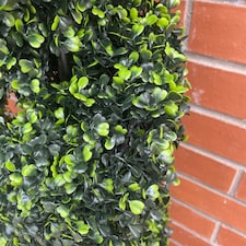 120cm Artificial Natural Boxwood Spiral Topiary thumbnail 6