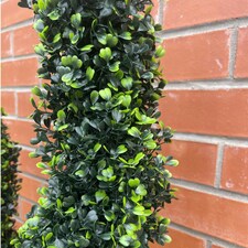 120cm Artificial Natural Boxwood Spiral Topiary thumbnail 7