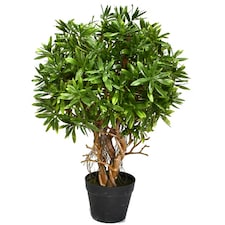 45cm Fire Retardant Mini Ficus Topiary Ball Plant