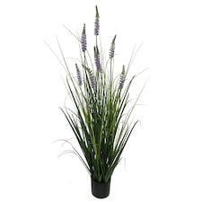 125cm Artificial Lavender Grass with Pot