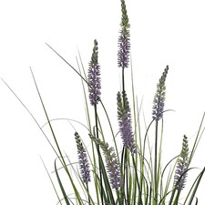 125cm Artificial Lavender Grass with Pot thumbnail 2