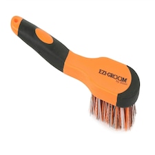 Shires Contour Bucket Brush Orange | One Size
