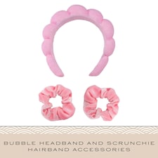 Sensio LED Mirror & Hair Accessory Gift Set | Pink | Cream thumbnail 3