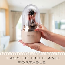 Sensio Makeup Brush Storage Jar | Cream thumbnail 6