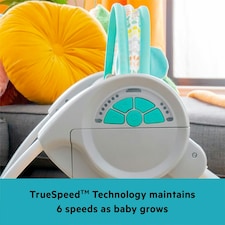 Bright Starts Whimsical Wild Portable Compact Automatic Baby Swing with Music Newborn+ thumbnail 5