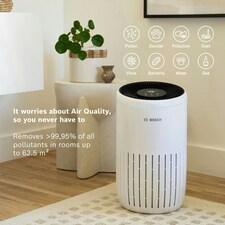 Bosch Air 4000 Air Purifier for up to 62.5 m² - Removes efficiently Dirt with HEPA Filter, Smart Sensor, Quiet Mode - Suitable for Allergy Sufferers thumbnail 5