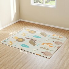 AIYAPLAY Baby Play Mat, Double Sided Crawling Mat, Animal Theme thumbnail 7