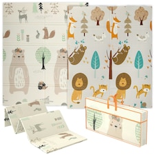 AIYAPLAY Baby Play Mat, Double Sided Crawling Mat, Animal Theme thumbnail 9