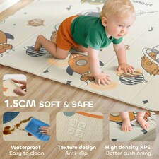 AIYAPLAY Baby Play Mat, Foldable Activity Playmat, Astronaut & Planet Theme thumbnail 5