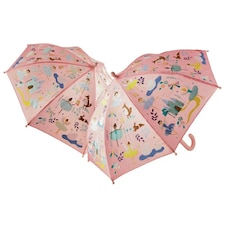 Floss & Rock Kids Umbrella Colour Changing - Enchanted Princess | Pink