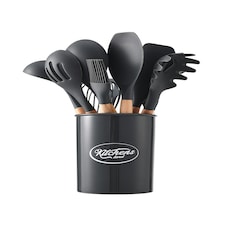 Living and Home 11-piece Silicone Kitchen Utensil Set for Nonstick Cookware