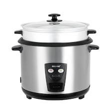 GEEPAS 2.8L Rice Cooker with Steamer, 1000W