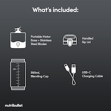 nutribullet x McLaren F1 Team Portable Blender - Grey | Grey thumbnail 5