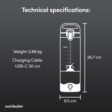 nutribullet x McLaren F1 Team Portable Blender - Grey | Grey thumbnail 6