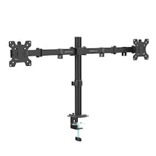 Groov-e GVPC26BK Dual Monitor Mount for 13" - 32" Screens