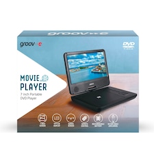 Groov-e GVDP01BK 7 inch Portable DVD Player with Swivel Screen - Black thumbnail 4
