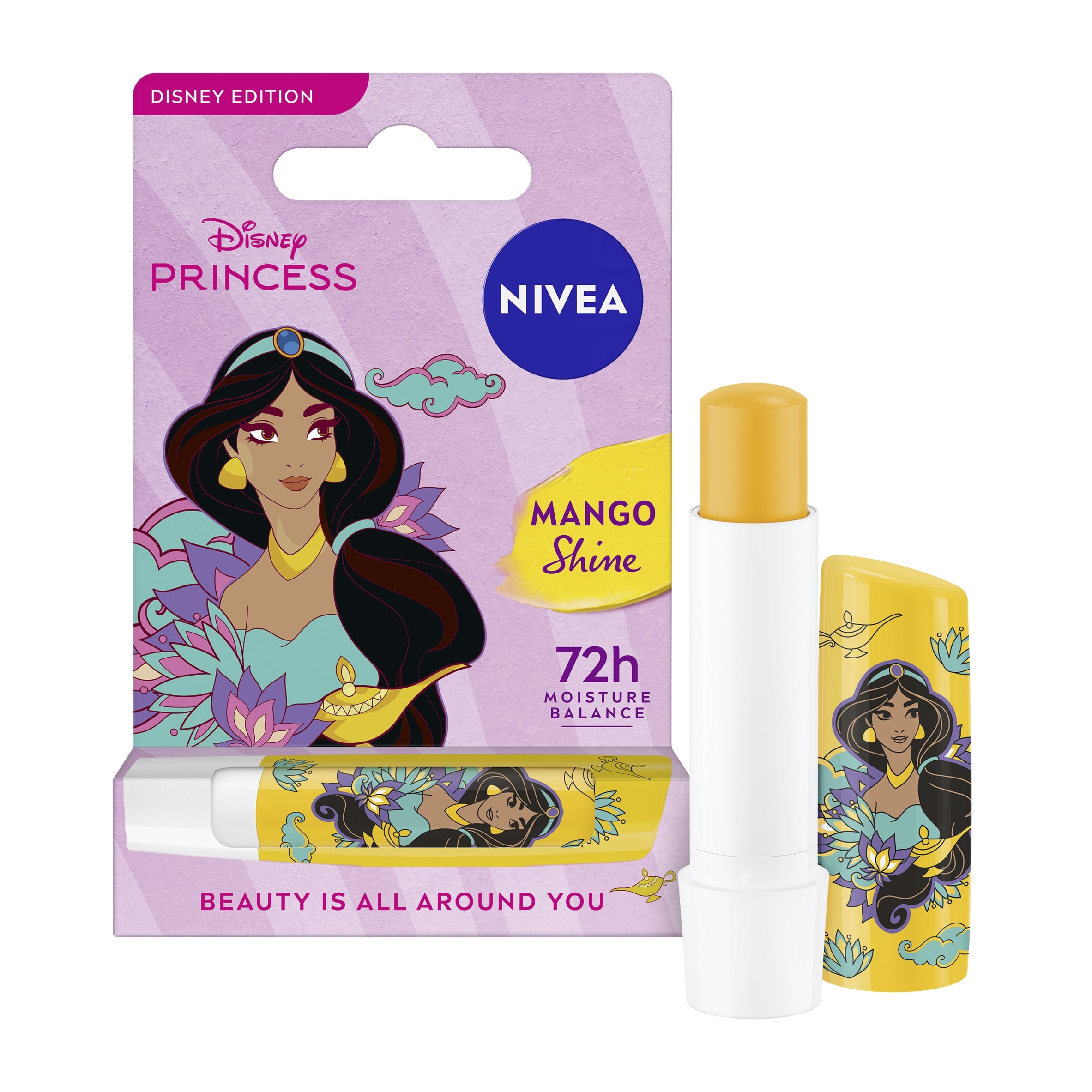 NIVEA Disney Princess Jasmine Limited Edition Mango Shine Lip Balm 4.8g