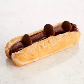 The BAKERY at ASDA Chocolate Longdough Donuts 2pk - Image 1