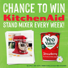 Yeo Valley Organic Raspberry Yogurt 450g thumbnail 3